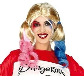 PERUKA BLOND KOLOROWE KITKI