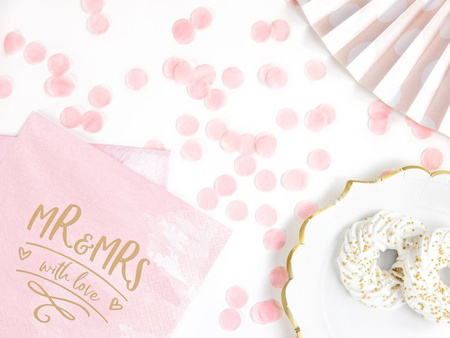 KONFETTI KÓŁKA JASNY RÓŻOWY 15 G