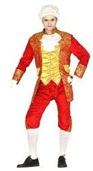 STRÓJ BAROKOWY MARKIZ CZERWONY