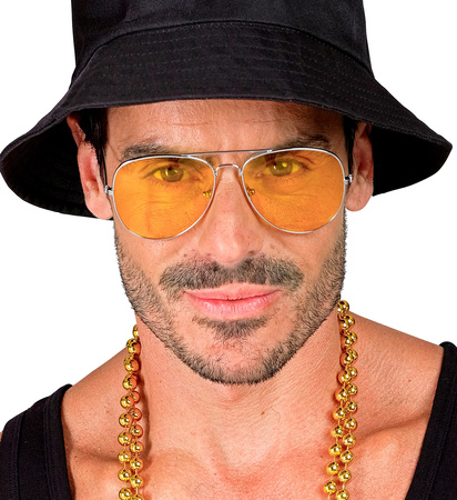 OKULARY PILOTKI ŻÓŁTE