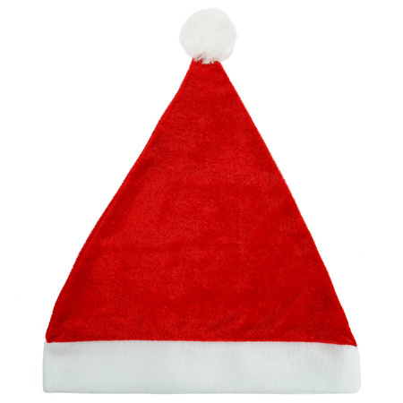 CZAPKA ŚWIĘTEGO MIKOŁAJA CZERWONA