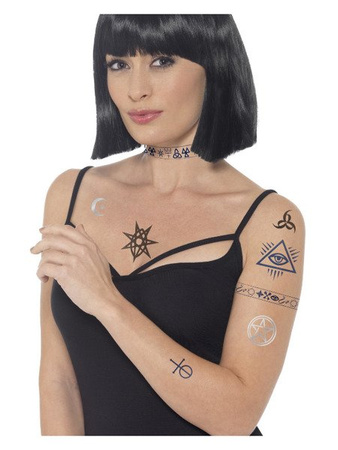 Tatuaże Okultyzm, Halloween, Wiedźma, Czarownica