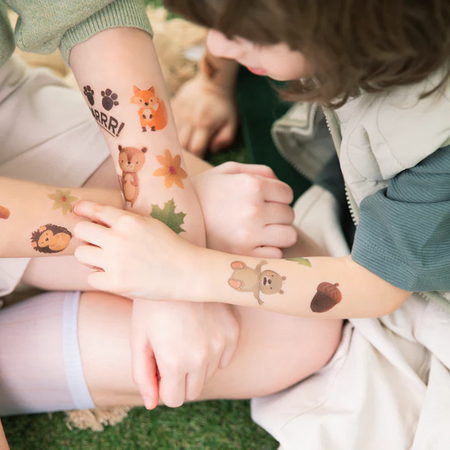 TATUAŻE ZMYWALNE LEŚNI PRZYJACIELE 20 SZT.