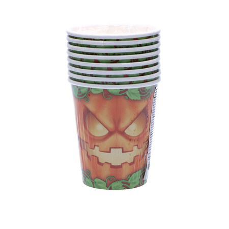 KUBECZKI DYNIA HALLOWEEN 6 SZT.