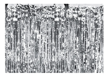 KURTYNA SREBRNY 100 X 200 CM