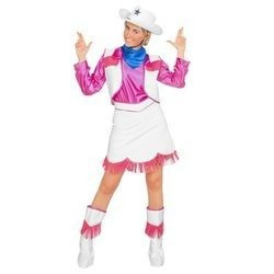 STRÓJ KOWBOJKA RÓŻOWA