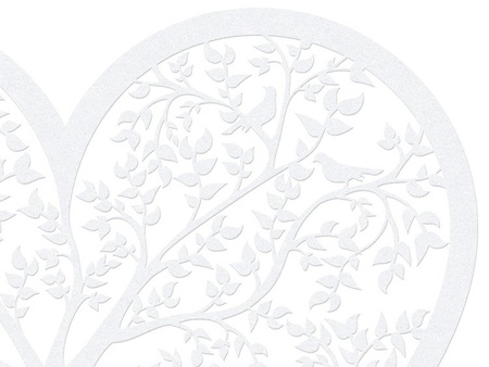 DEKORACJE PAPIEROWE SERCA 10 szt.