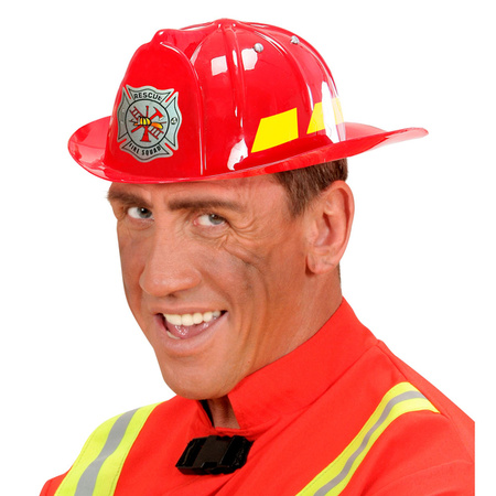 KASK STRAŻAKA CZERWONY