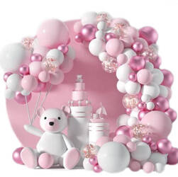 GIRLANDA BALONOWA RÓŻOWA 107 EL.