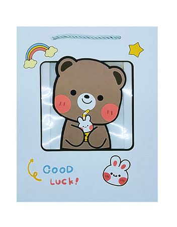 TORBA PREZENTOWA Z OKIENKIEM ZWIERZĄTKA 24,5 X 19,5 X 9,5 CM