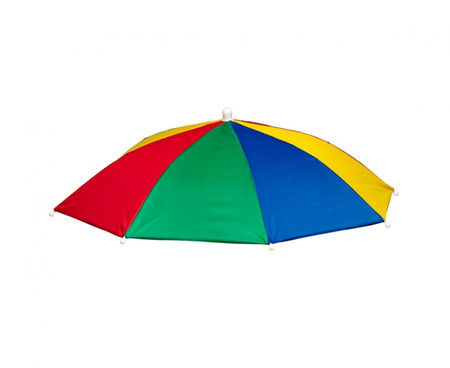 Kapelusz parasolka wielokolorowy parasol kolorowy