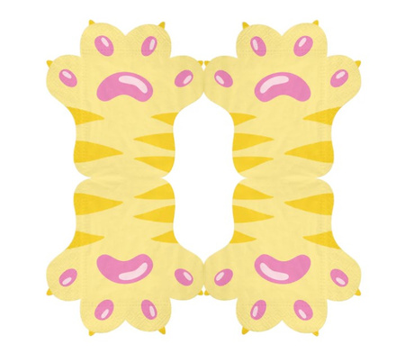 SERWETKI KOTKI ŁAPKI 12 SZT