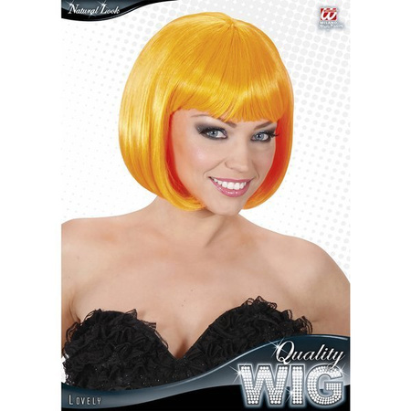 PERUKA BOB POMARAŃCZOWA