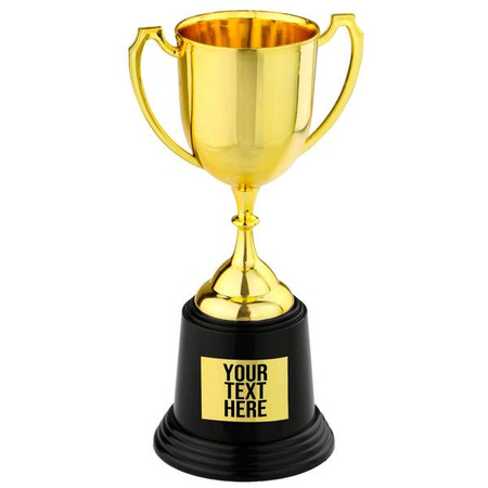 PUCHAR ZŁOTY NAGRODA TROFEUM 22 CM