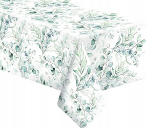 OBRUS PAPIEROWY EUKALIPTUS 120 X 180 CM