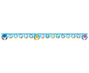 GIRLANDA URODZINOWA BABY SHARK 200 CM