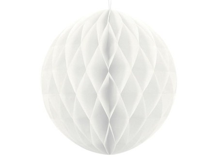 KULA BIBUŁOWA 20CM BIAŁA