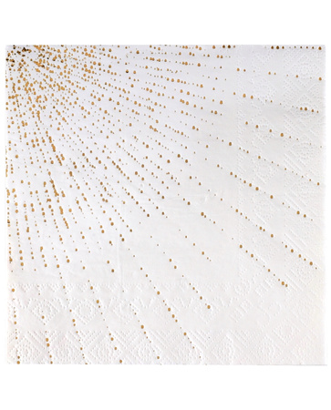 SERWETKI PAPIEROWE PROMIENIE BIAŁE 33 CM 10 SZT.