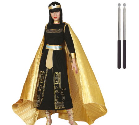 ZŁOTA PLISOWANA PELERYNA 285X135 CM