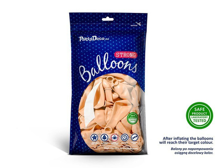 BALONY PASTELOWE BRZOSKWINIOWE 100SZT.