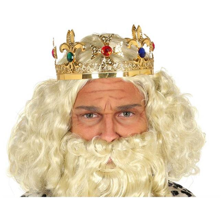 KORONA METALOWA KRÓLA ZŁOTA