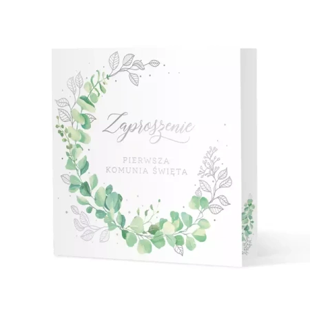 ZAPROSZENIE NA KOMUNIĘ EUKALIPTUS 10 SZT.