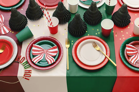 OBRUS CZERWONY 137 X 183 CM