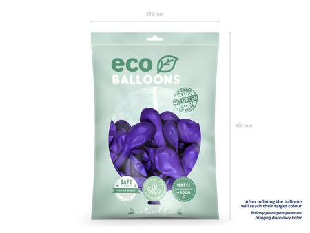 BALONY ECO 30 CM FIOLET 100 SZT.
