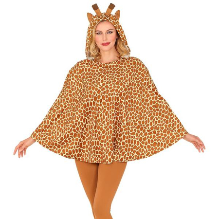 GIRAFFA (poncho con cappuccio)