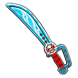 SZABLA PIANKOWA PIRATA - 52 cm