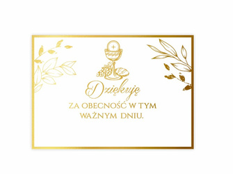 WINIETKI PODZIĘKOWANIA ZŁOTE GAŁĄZKI IHS 10 SZT