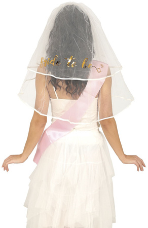 WELON NA GRZEBYKU 70 CM BRIDE TO BE 