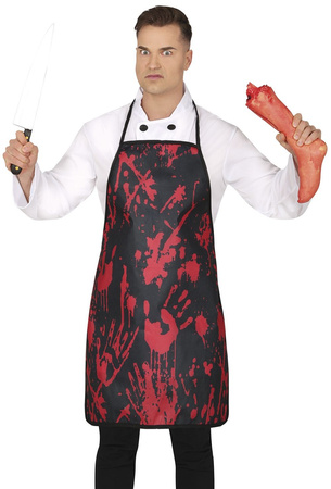 KRWAWY FARTUCH CZARNY