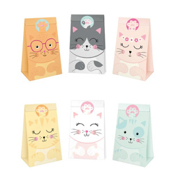 TOREBKI NA CUKIERKI KOTKI 6 SZT