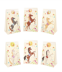 TOREBKI NA CUKIERKI KONIKI 6 SZT