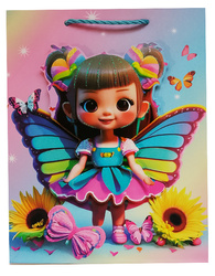 TORBA PREZENTOWA LALECZKA SŁONECZNIK 26 X 32 X 10 CM