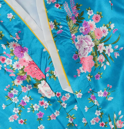 STRÓJ DZIECIĘCY KIMONO NIEBIESKIE 