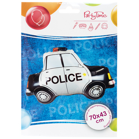 BALON FOLIOWY RADIOWÓZ POLICJA 70 X 43 CM 