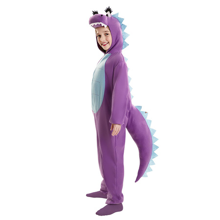 STRÓJ KOMBINEZON FIOLETOWY SMOK