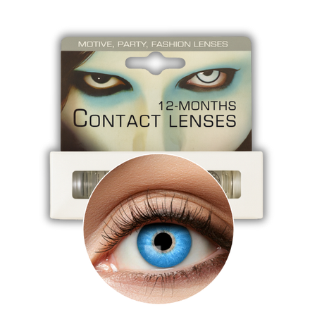 SOCZEWKI ROCZNE NATURALNE NIEBIESKIE A09