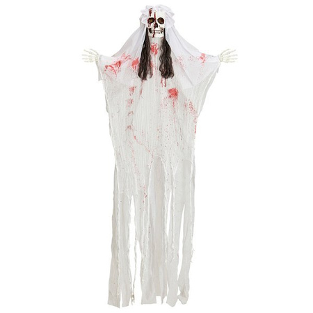 DEKORACJA SZKIELET PANNA MŁODA ŚWIECĄCA 170 cm