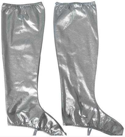 NAKŁADKI NA BUTY SREBRNE 45 CM