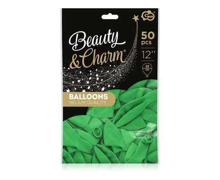 BALONY LATEKSOWE PASTELOWE ZIELONE 30 CM 50 SZT