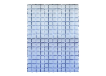 BALON FOLIOWY KURTYNA NIEBIESKIE OMBRE 72 X 143 CM