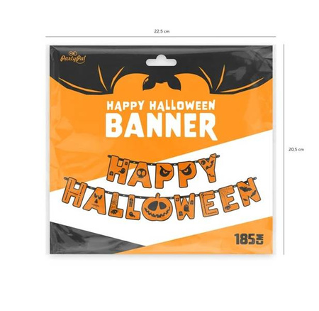 BANER HAPPY HALLOWEEN 185 CM