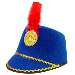 CZAPKA MAŻORETKI NIEBIESKA