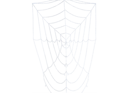 PAJĘCZYNA BIAŁA 210 CM