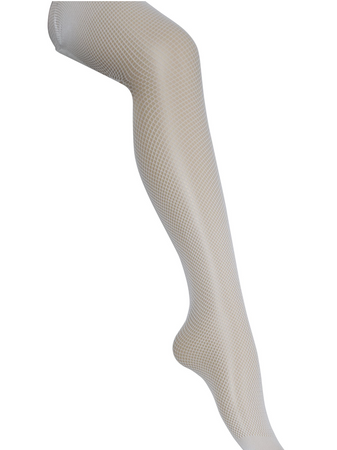 BIAŁE RAJSTOPY MAŁE OCZKA DLA DOROSŁYCH