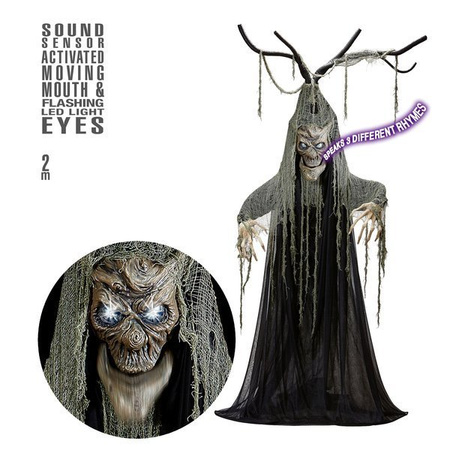 DEKORACJA HALLOWEENOWA GADAJĄCE DRZEWO