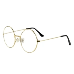OKULARY MIKOŁAJA OKRĄGŁE ZŁOTE